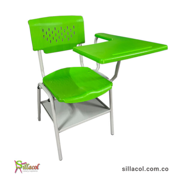 AC3 - Silla Universitaria ISO Norma Plástica Izquierda
